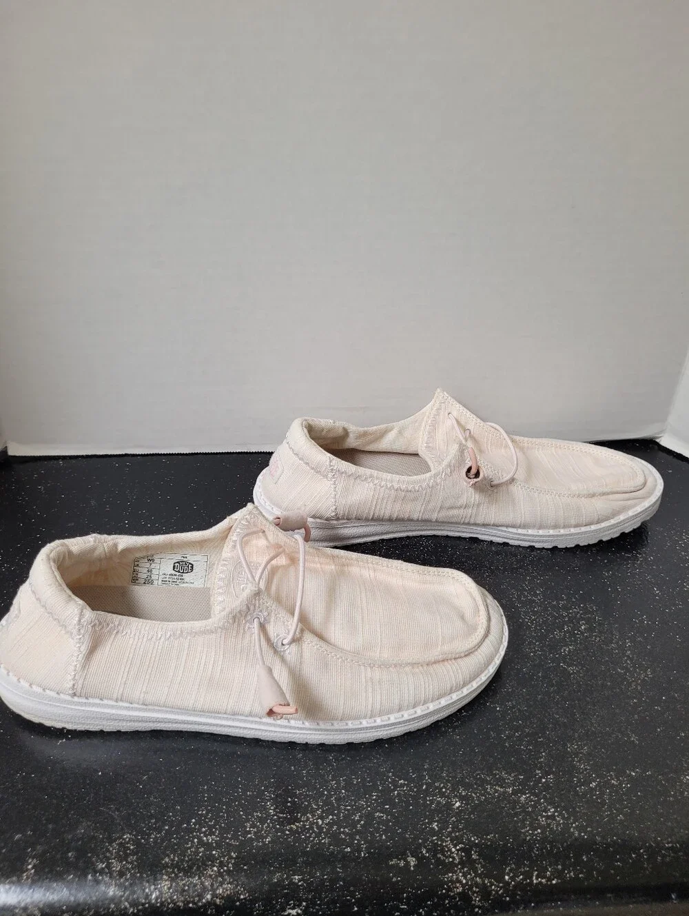 Hey Dude Wendy Star Pink Slip-On Loafers